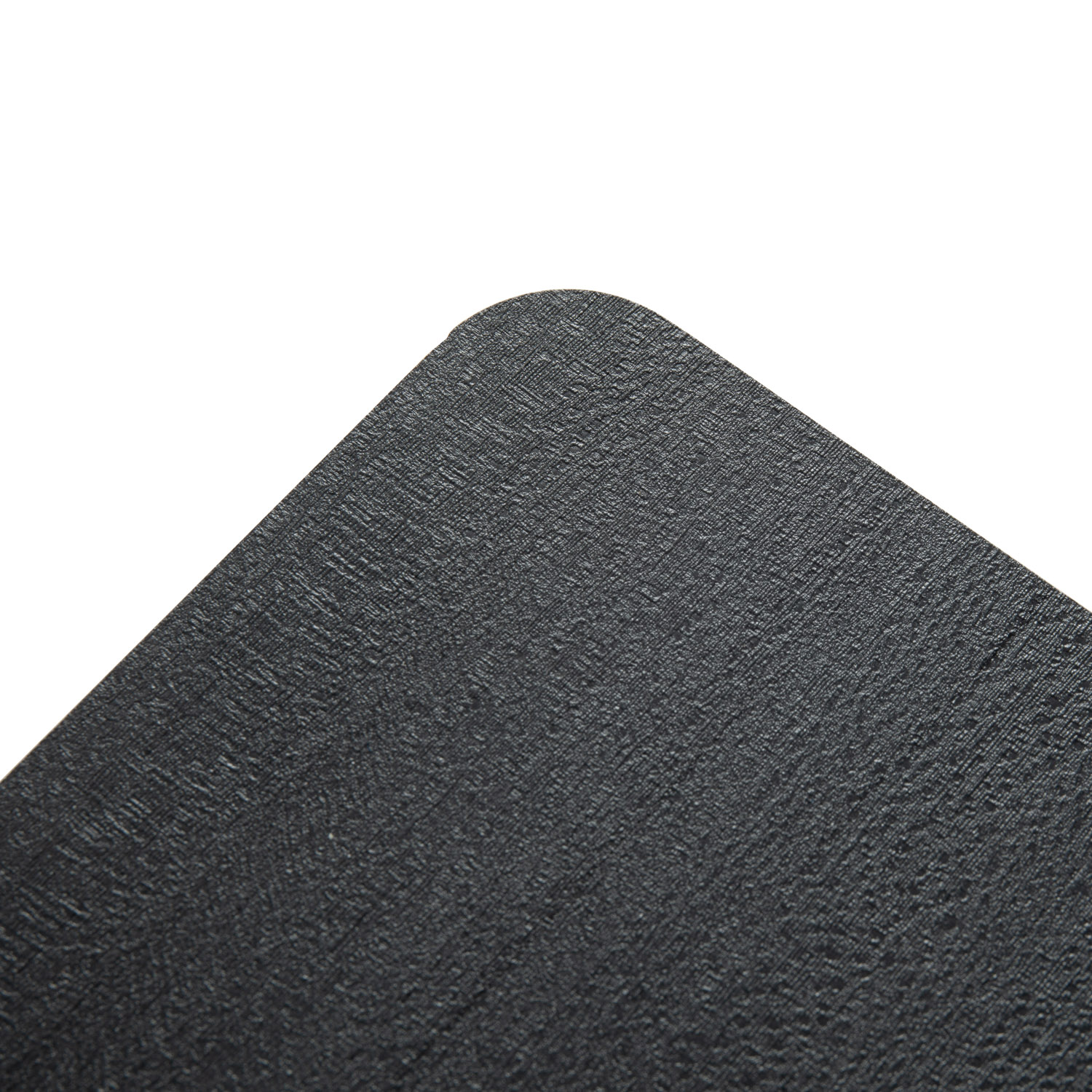 Glossy surface close-up of marble-pattern PVC panel reflecting light