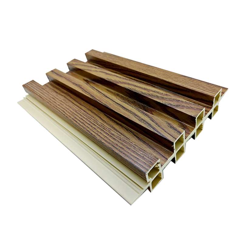 wooden grain PVC WPC waterproof wall panel single sheet for commercial interiors