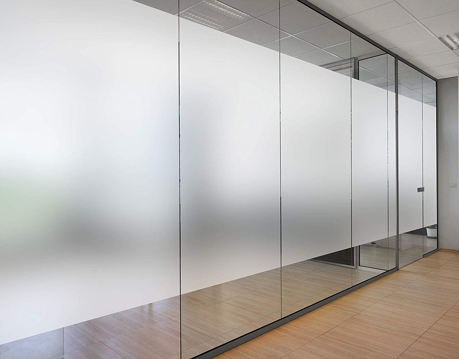 Decorative Wall Made with Frosted Acrylic Sheets – Ideal for Modern Commercial Interiors